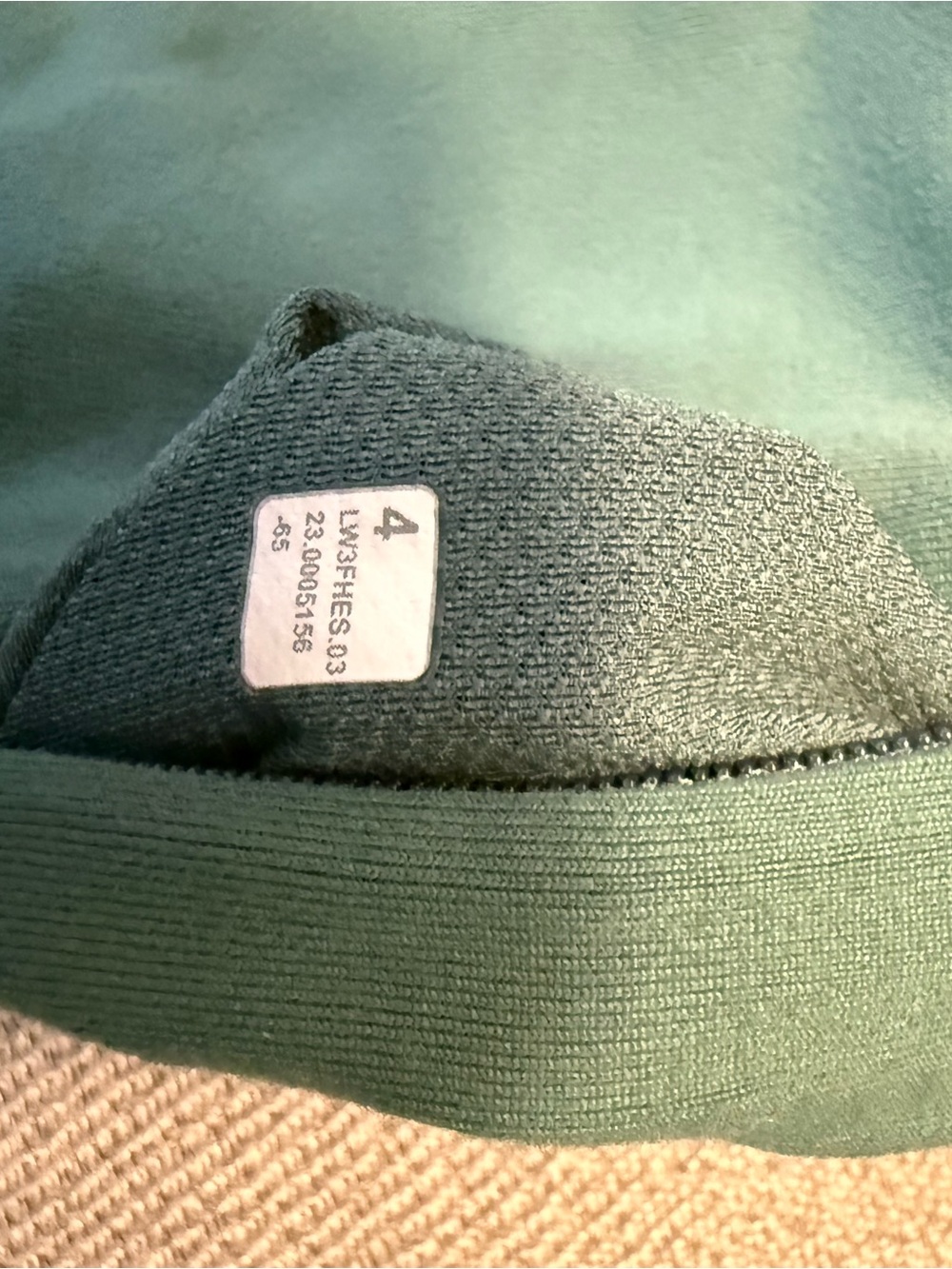 lululemon athletica Teal Crop Half-Zip Pullover - Picture 2 of 7